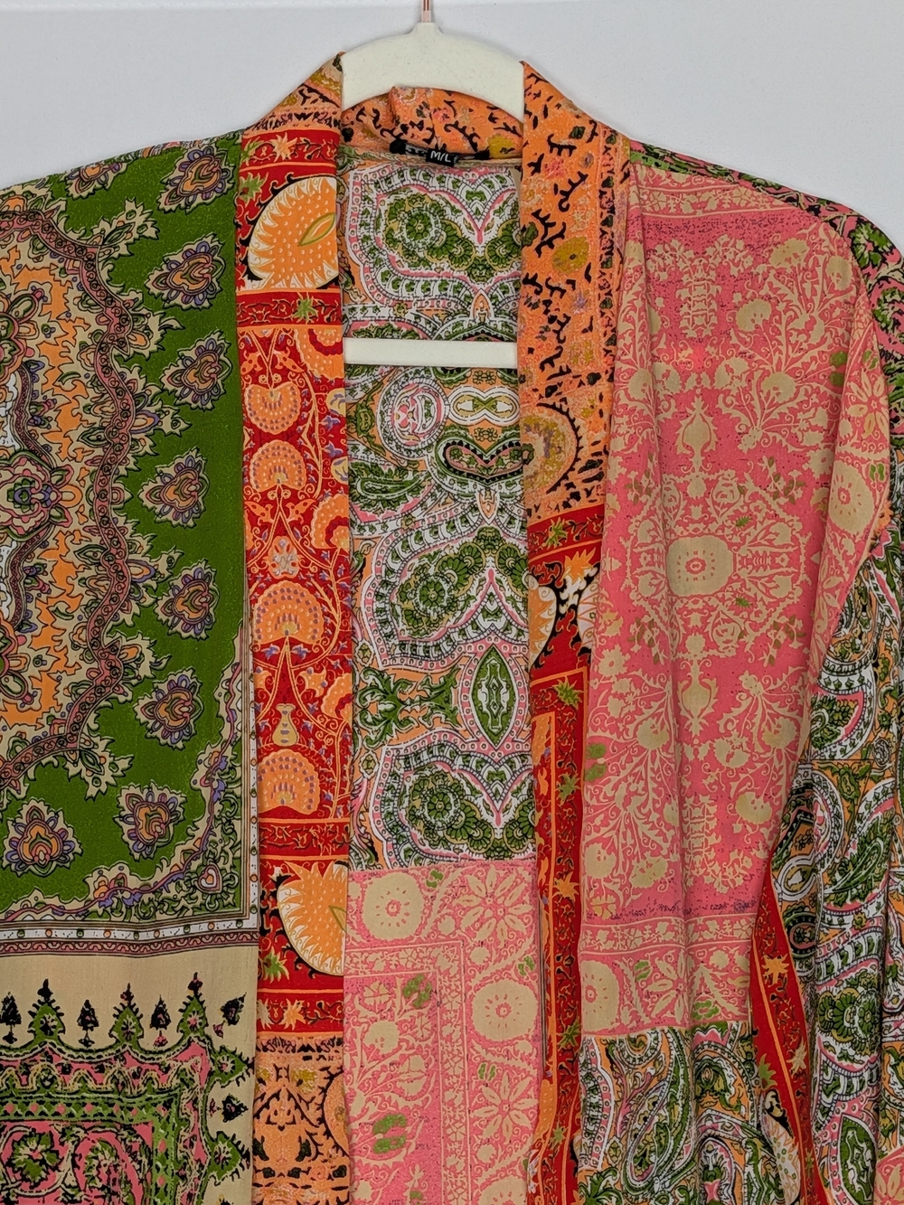 Tolani Boho Patchwork Kimono Duster - Picture 3 of 10